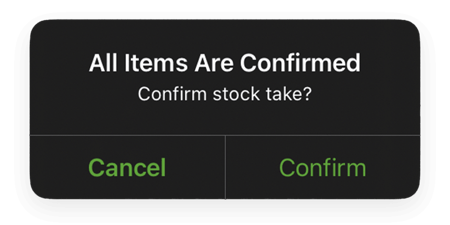 What is zero stock check?