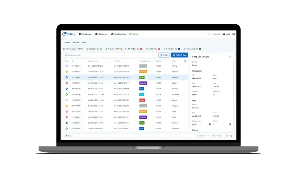 bitlog-wms-web-portal-integration-api